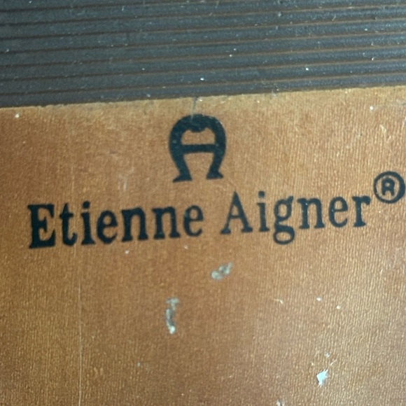 Etienne Aigner | Brown Genuine Leather Knee High Riding Boots, Size 5.5 - Picture 7 of 8